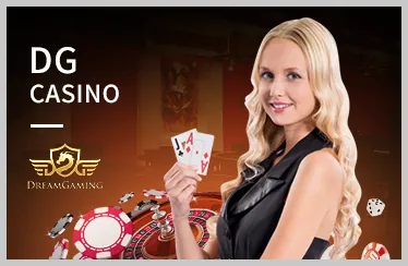 Bàn Blackjack với người chia bài và các lá bài
